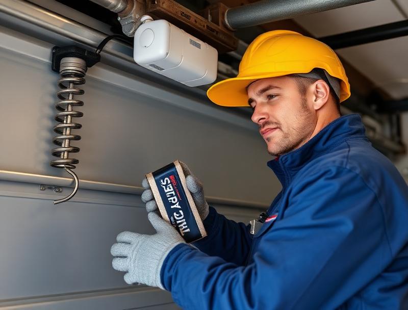 Professional garage door maintenance service